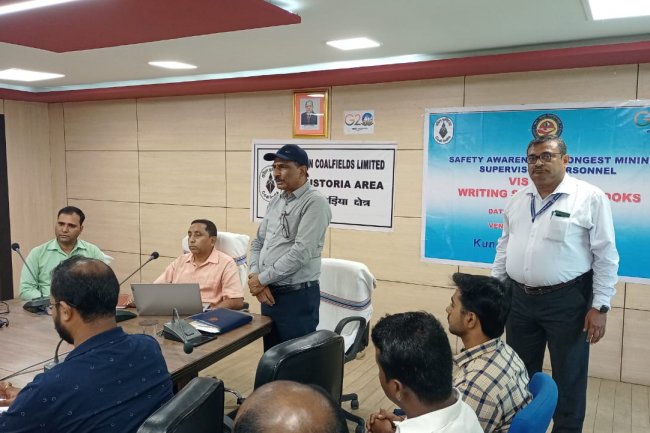 कुनुस्तोड़िया क्षेत्र में खान सुरक्षा से संबंधित कार्यशाला संपन्न 