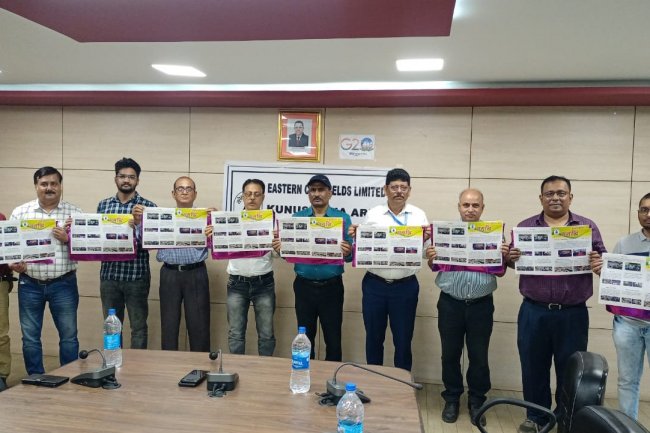 कुनुस्तोड़िया क्षेत्र की त्रैमासिक बुलेटिन समृद्धि के नवीन अंक का विमोचन