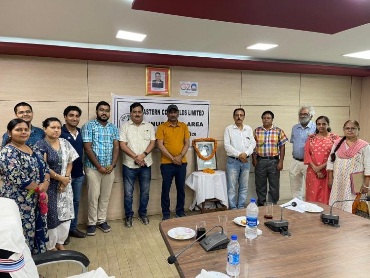 कुनुस्तोड़िया क्षेत्र के महाप्रबंधक ने डॉक्टर्स को किया सम्मानित 