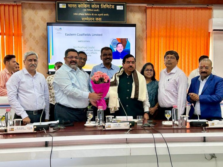 माननीय कोयला खान एवं संसदीय कार्य मंत्री श्री प्रल्हाद जोशी ने की ईसीएल एवं बीसीसीएल के प्रदर्शन की समीक्षा