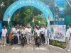 सीआरपीएफ जवानों ने हर घर तिरंगा अभियान के तहत किया रैली