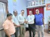 कुनुस्तोड़िया क्षेत्र में नवागत डॉक्टर का स्वागत 