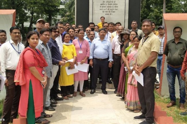 ईसीएल में मेरी माटी मेरा देश अभियान का शुभारम्भ