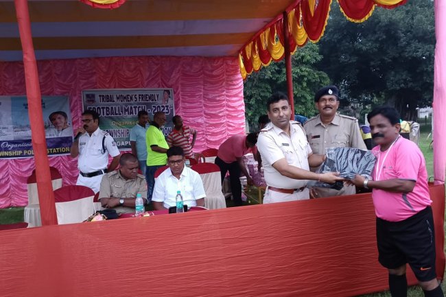 दुर्गापुर एनटीएस थाना द्वारा विमेंस फ्रेंडली फुटबॉल टूर्नामेंट 2023 का आयोजन