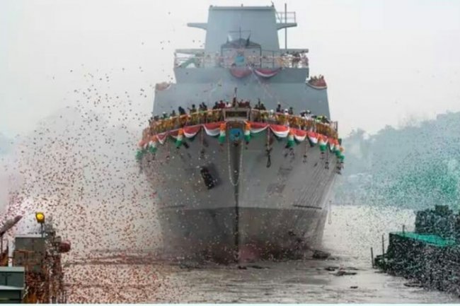 सेल नए स्वदेशी युद्धपोत विंध्यगिरि के लिए संपूर्ण 4000 टन विशेष स्टील की आपूर्ति करता है