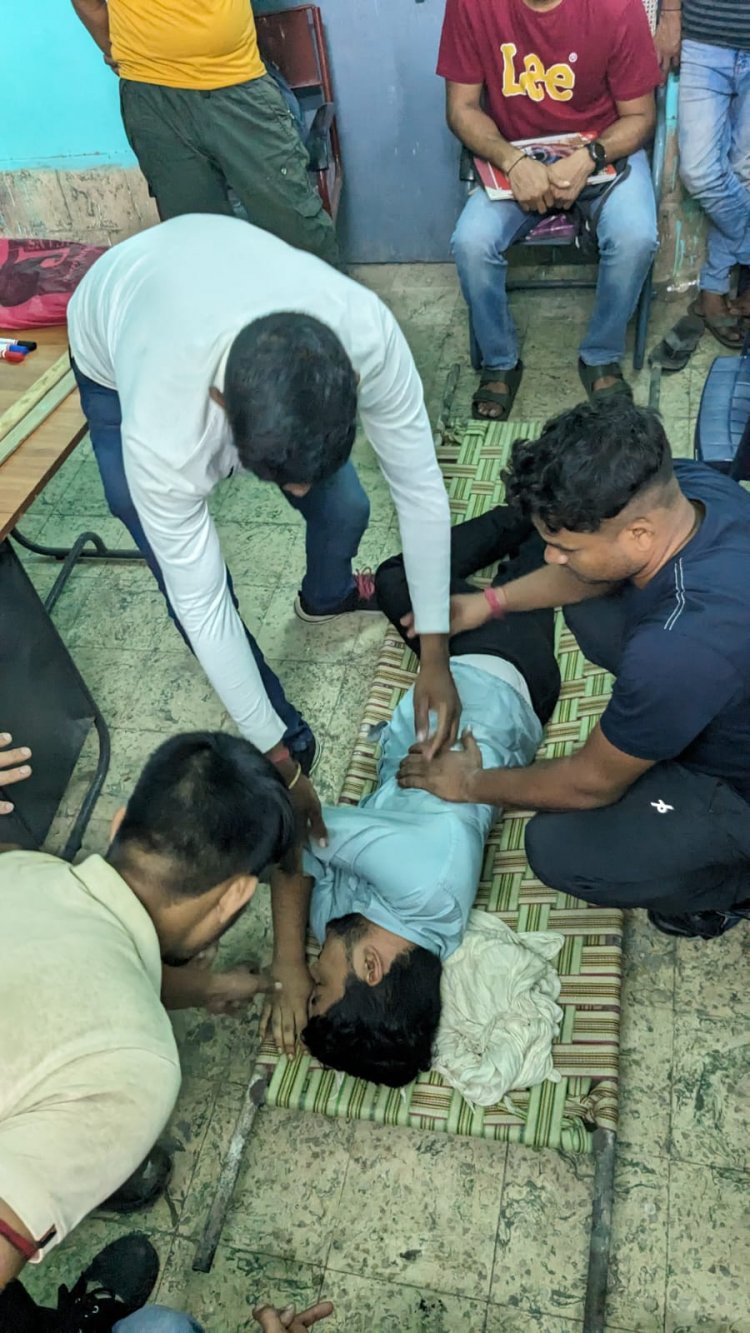 कुनुस्तोड़िया क्षेत्र की बांसड़ा कोलियरी में माइन्स रेस्क्यू रूल्स व फ़र्स्ट एड पर प्रशिक्षण कार्यक्रम 