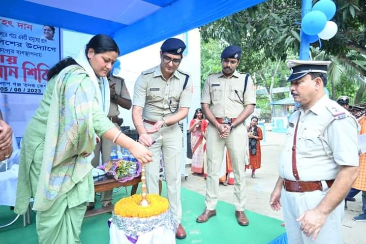 मालदा जिला के थाना पुलिस द्वारा कई कार्यक्रम आयोजित