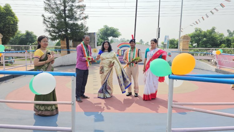 नारायण स्कूल दुर्गापुर में  स्वतंत्रता दिवस समारोह