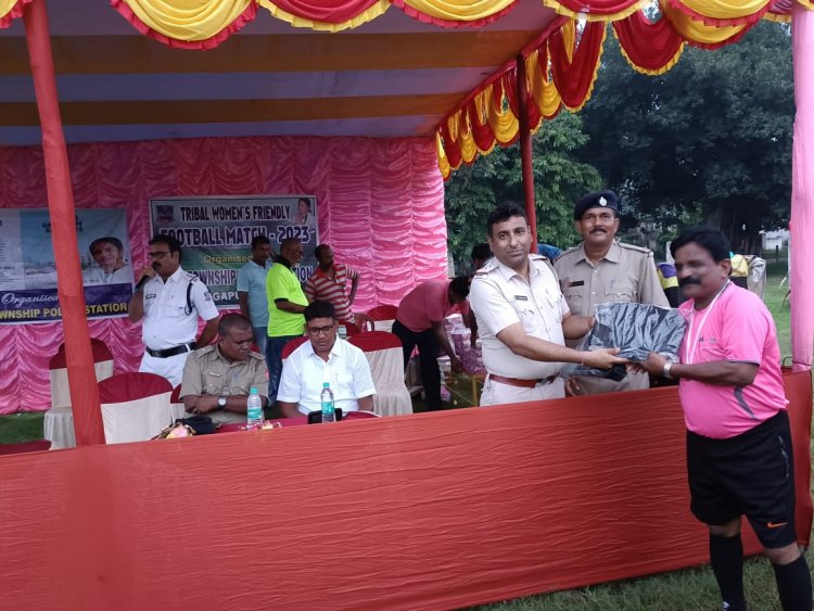दुर्गापुर एनटीएस थाना द्वारा विमेंस फ्रेंडली फुटबॉल टूर्नामेंट 2023 का आयोजन