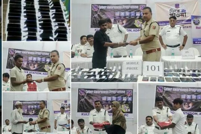 कुल्टी थाना पुलिस की फिरे पावा कार्यक्रम 