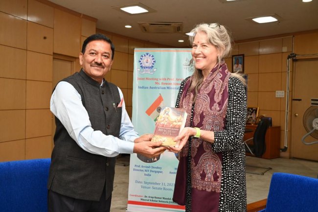 मिशन ग्रीन स्टील ने सीएसआईआरओ ऑस्ट्रेलिया के साथ एनआईटी दुर्गापुर में दस्तक दी भारतीय ऑस्ट्रेलियाई खनिज विद्वान नेटवर्क
