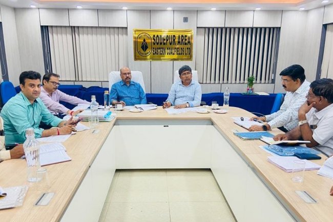 ईसीएल के निदेशक तकनीकी संचालन ने किया चिनाकुड़ी माइन्स का अवलोकन