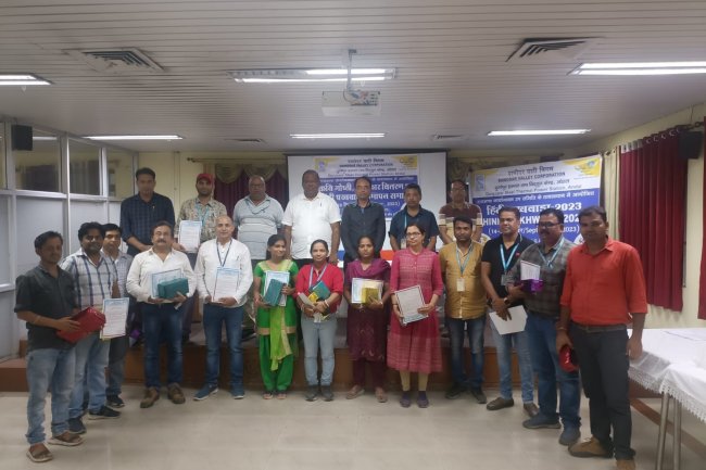 डीवीसी डीएसटीपीएस में राजभाषा कार्यशाला वृक्षारोपण व राजभाषा होर्डिंग का लोकार्पण संपन्न