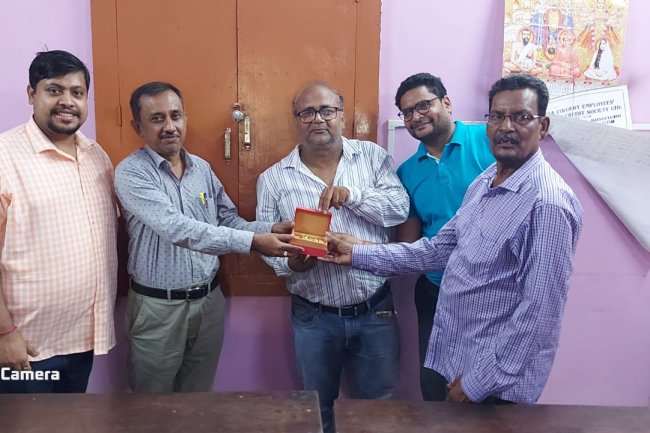 कुनुस्तोड़िया क्षेत्र की बांसड़ा कोलियरी से सेवानिवृत्त कर्मियों का सम्मान समारोह 
