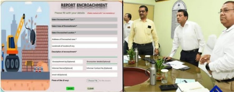 अतिक्रमण की ऑनलाइन रिपोर्टिंग के लिए अतिक्रमण विरोधी पोर्टल का अनावरण किया गया