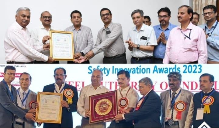 आईएसपी ने सेफ्टी एंड क्वालिटी फोरम द्वारा दिया गया प्रतिष्ठित सेफ्टी इनोवेशन अवार्ड 2023 जीता