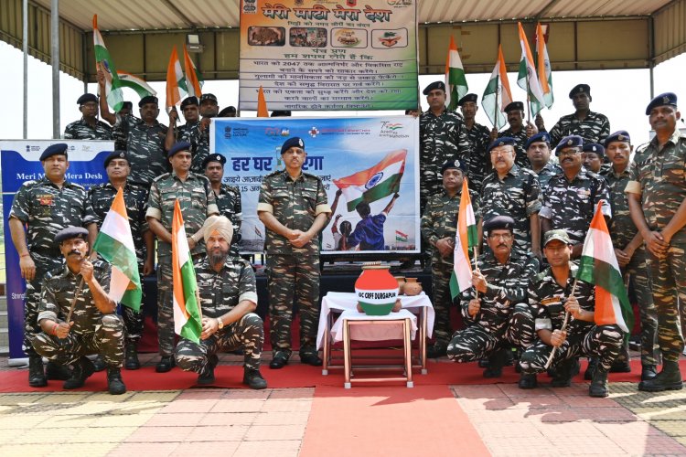 अमृत कलश यात्रा का दुर्गापुर आगमन