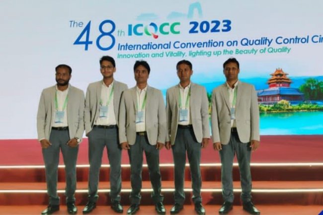 QC टीम मंथन ने पहली बार प्रतिस्पर्धा करते हुए ICQCC बीजिंग में स्वर्ण पदक जीता