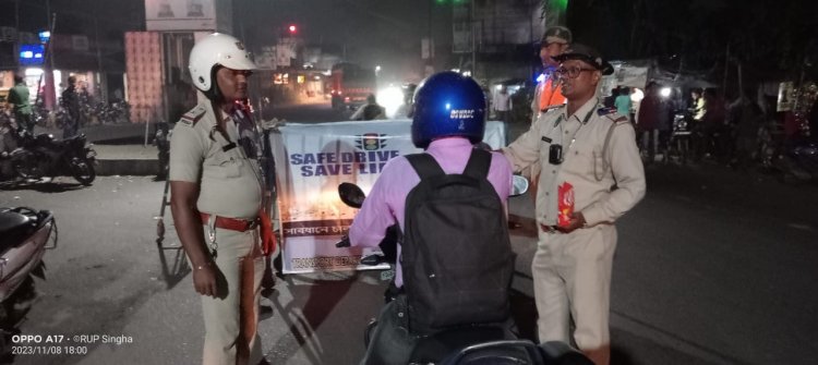 पुलिस का जागरूकता अभियान लगातार जारी