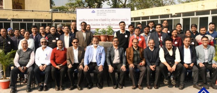 34 certified lead auditors involved in internal audit for QMS and EMS honored