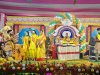 भागवत कथा ज्ञान यज्ञ के चौथे दिन श्री कृष्ण का जन्मोत्सव धूमधाम से मनाया गया