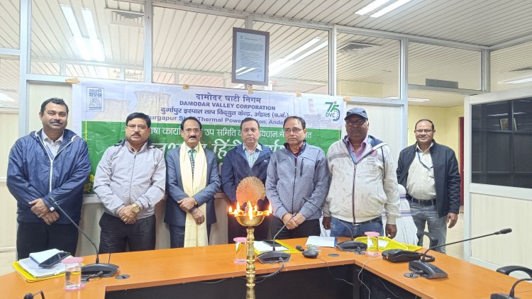 डीएसटीपीएस डीवीसी में अधिकारी वर्ग हेतु विशेष राजभाषा कार्यशाला