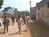 बांकुड़ा जिले में पुलिस एवं केंद्र सुरक्षा बल का रूट मार्च 