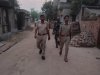बिरभूम जिले में पुलिस एवं केंद्रीय बल के जवानों का रूट मार्च