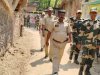शांतिपूर्ण चुनाव के लिए जवानों का रूट मार्च
