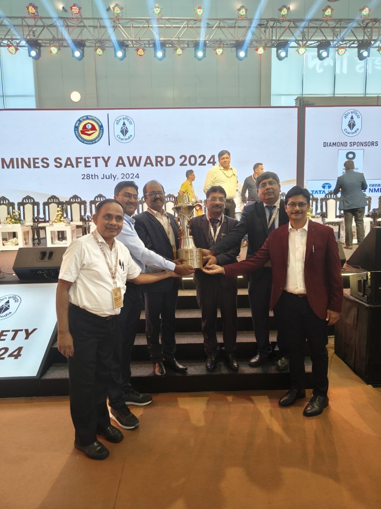 ईसीएल ने माइंस सेफ्टी अवार्ड्स एमएसए 2024 में प्रथम स्थान प्राप्त किया