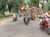 हर घर तिरंगा अभियान सीआरपीएफ दुर्गापुर की बाईक रैली मार्च   