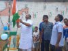 कांग्रेस ने सामाजिक कार्यक्रम के माध्यम से मनाया स्वतंत्रता दिवस