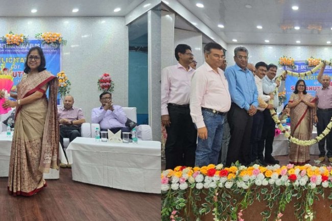 ईसीएल की निदेशक कार्मिक श्रीमती आहुति स्वाई के विदाई समारोह का हुआ आयोजन
