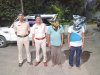 बांकुड़ा जिले के सालतोड़ा थाने की पुलिस ने शातिरों के मंसूबे पर पानी फेरा 