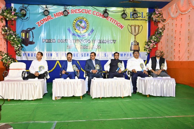 ईसीएल द्वारा आयोजित ज़ोनल माइंस रेस्क्यू प्रतियोगिता 2024