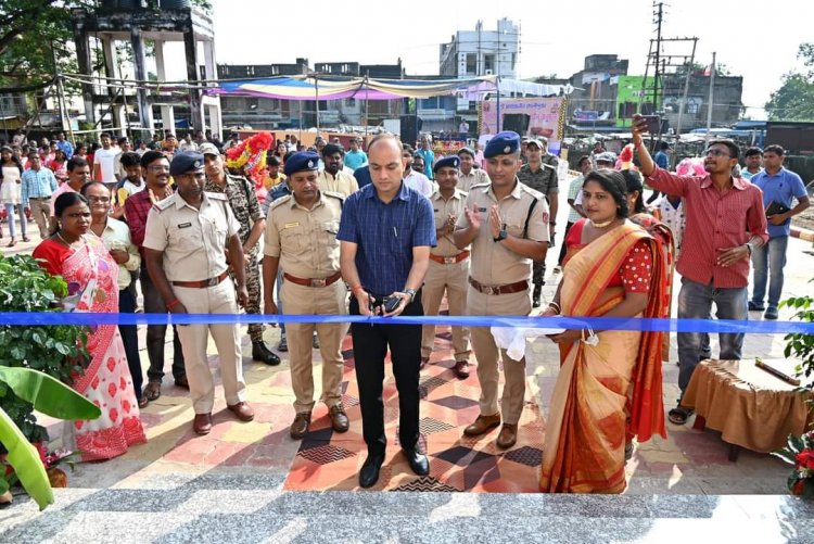 सालतोड़ा थाना में नवनिर्मित काली मंदिर का उद्घाटन कम्युनिटी पुलिसिंग के तहत कई कार्यक्रम 