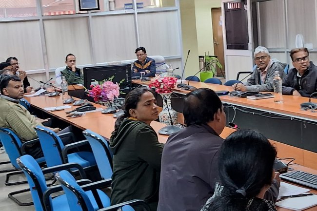 डीवीसी डीएसटीपीएस में राजभाषा कार्यान्वयन समिति की बैठक 