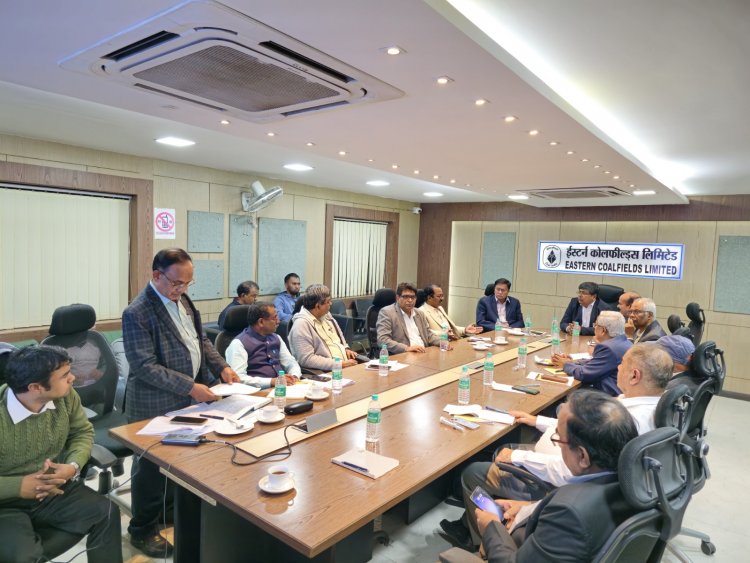 सुरक्षा पर उच्च स्तरीय विशेषज्ञ समिति ने ईस्टर्न कोलफील्ड्स लिमिटेड ईसीएल का दौरा किया