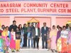 इस्को ने सीएसआर के तहत सामुदायिक भवन का किया उद्घाटन