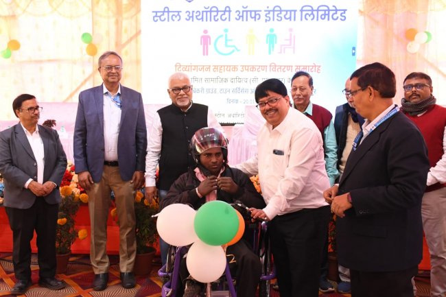 आईएसपी ने 94 दिव्यांग्जन को करीब 171 सहायक उपकरण प्रदान किया गया