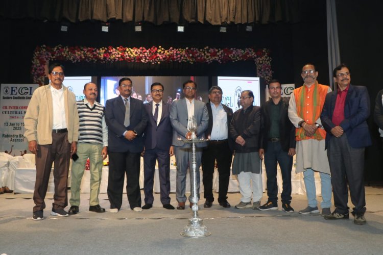 ईसीएल में कोल इंडिया लिमिटेड अंतर कंपनी सांस्कृतिक सम्मेलन 2024 2025 का उल्लासपूर्ण उद्घाटन