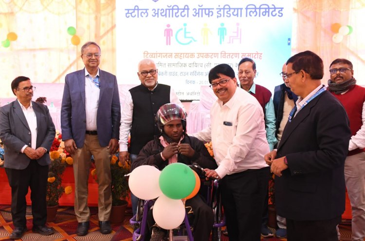 आईएसपी ने 94 दिव्यांग्जन को करीब 171 सहायक उपकरण प्रदान किया गया