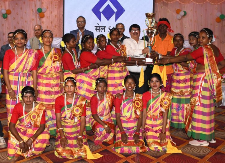 आईएसपी के निगमित सामाजिक दायित्व के तत्वाधान में आदिवासी नृत्य प्रतियोगिता एवं सांस्कृतिक कार्यक्रम का आयोजन 