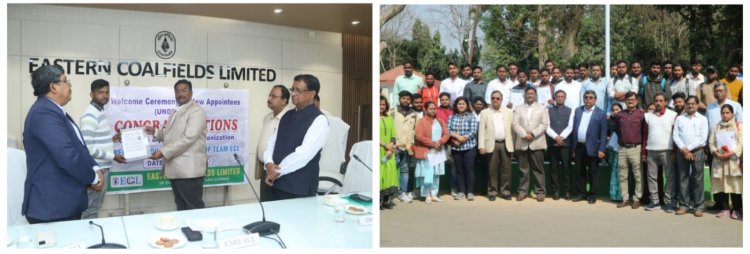 ईसीएल ने एनसीडब्ल्यूए के तहत 53 अनुकंपा रोजगार और 2 रोजगार के बदले मासिक मौद्रिक नकद मुआवजे का प्रावधान किया है 