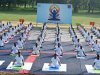 सीआरपीएफ दुर्गापुर कैंप में अंतर्राष्ट्रीय योग दिवस का आयोजन