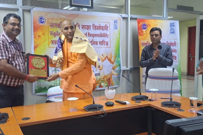 सतर्कता जागरूकता सप्ताह 2025 के अंतर्गत डीएसटीपीएस डीवीसी अंडाल में कार्यस्थल की नैतिकता के साथ आध्यात्मिक ज्ञान विषय पर संगोष्ठी
