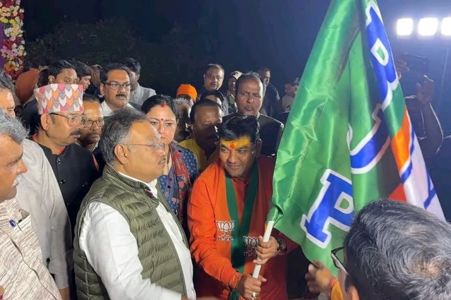 प्रभावशाली समाजसेवी कृष्णा प्रसाद की एंट्री से भाजपा को मिला ज़बरदस्त समर्थन