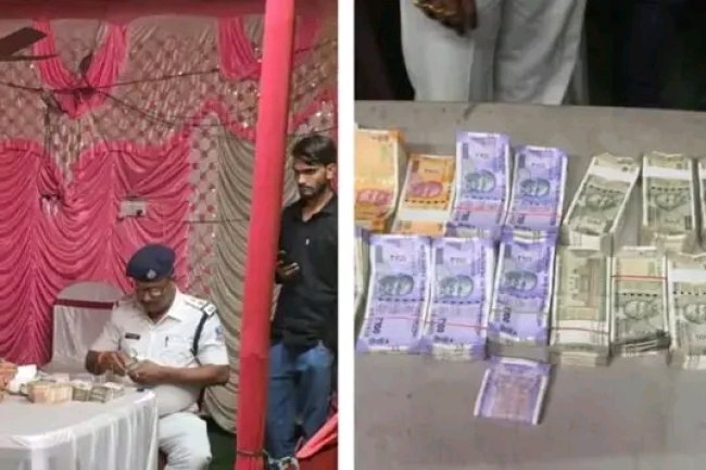 बॉर्डर पर नाका चेकिंग में लाखों का कैश जब्त यूपी के तीन युवक गिरफ्तार