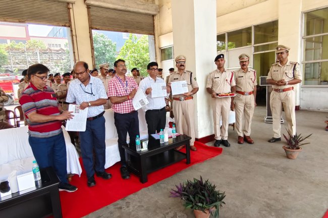 डीएसटीपीएस में राष्ट्रीय अग्निशमन सेवा दिवस का आयोजन अग्निशमन सेवा सप्ताह का शुभारंभ
