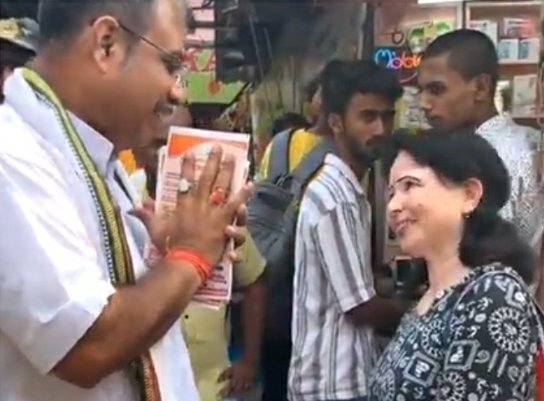 कृष्णेंदु मुखर्जी ने झोंकी ताकत मोदी लहर के बीच जीत का हुंकार
